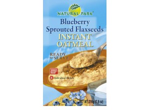 Instant Oatmeal with Blueberry Sprouted Flaxseeds